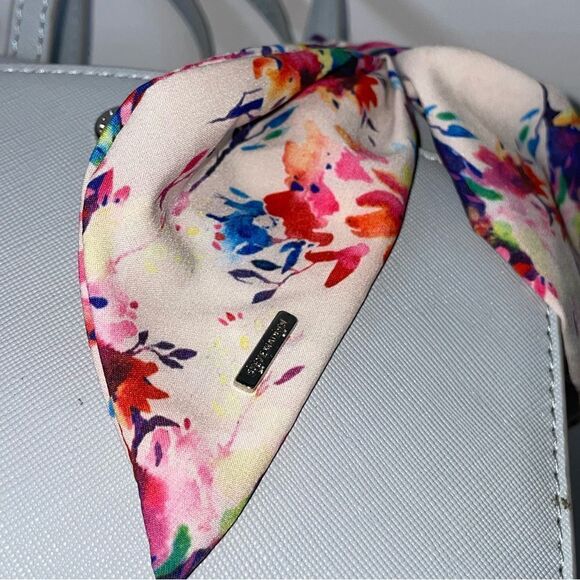 ADORABLE Steve Madden Satchel Light Blue Small - Picture 7 of 9